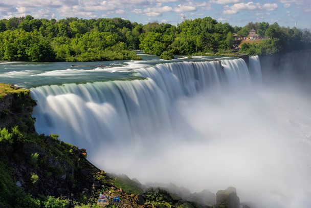 Niagara Falls a vodopádu rainbow - Fotografie, Obrázek