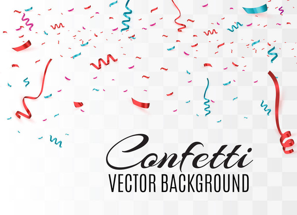 Colorful bright confetti  - Vector, Image
