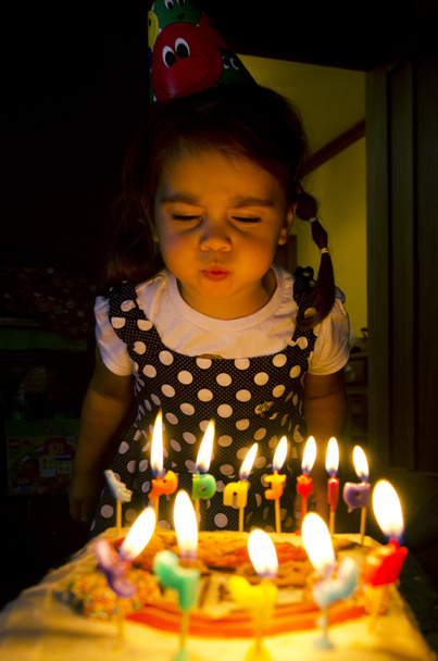 Little girl birthday party - Foto, imagen