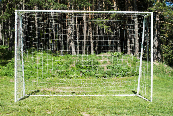 Football gate with net - Foto, afbeelding