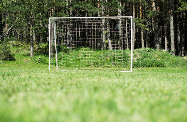 Football gate with net - Valokuva, kuva