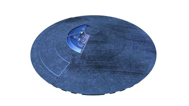 3D CG rendering of space ship - Фото, зображення