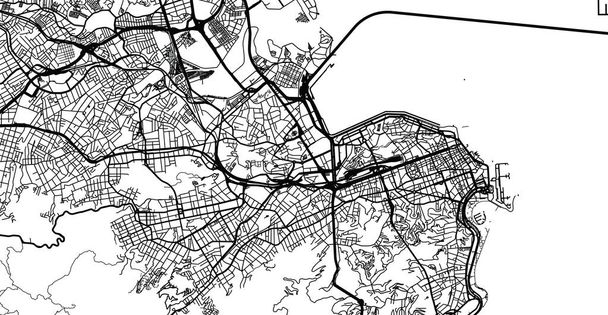 Urban vector city map of Rio de Janeiro, Brazil - Vector, Image