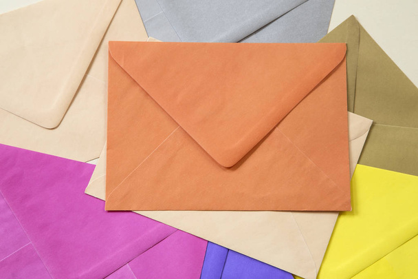 Colorful envelopes - 写真・画像