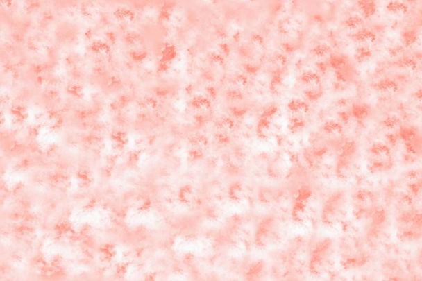 Gradiente de cor coral abstrato com fundo de manchas brancas. Textura irregular
 - Foto, Imagem