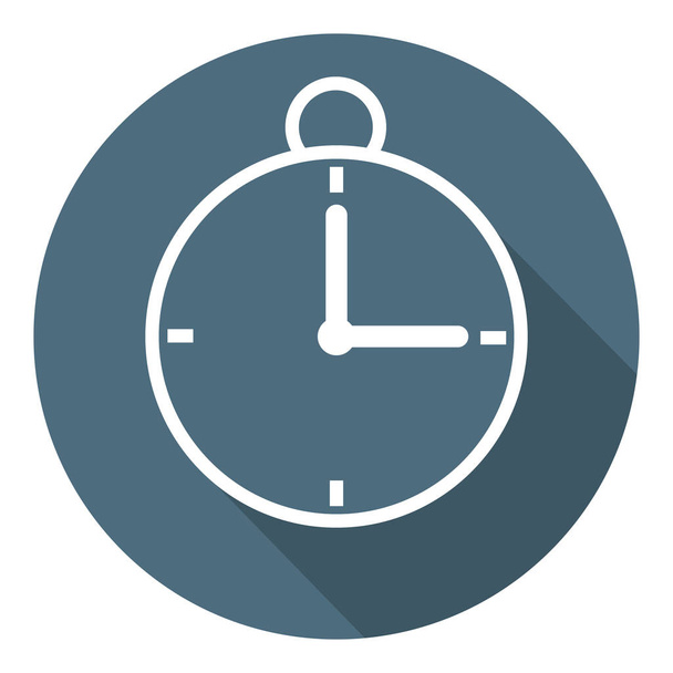Stopwatch Icon. Time Symbol. Outline Flat Style. Vector illustration for Your Design, Web. - Vektori, kuva