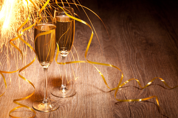 Flutes of champagne - Foto, imagen