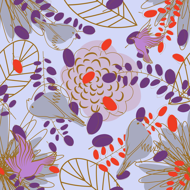 Patrón floral sin costuras - Vector, Imagen