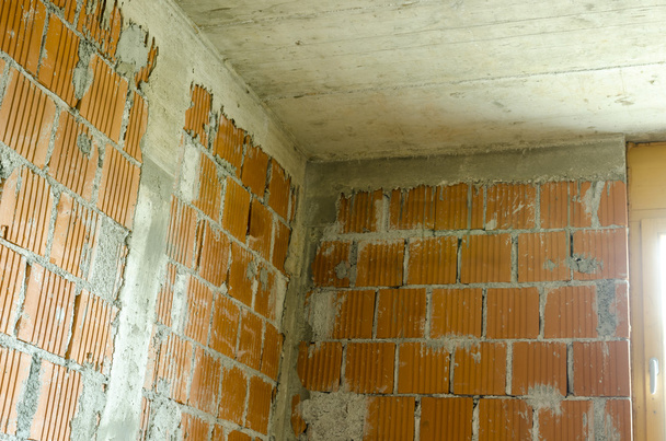 Detail of a room in house under construction - Photo, Image