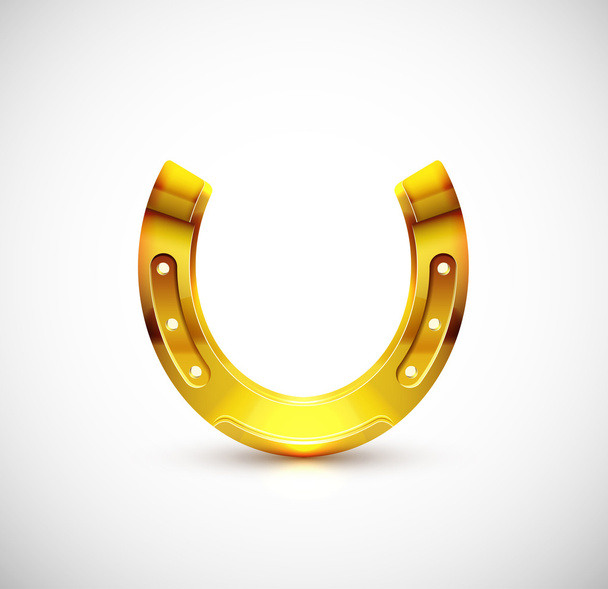 Golden horseshoe - Διάνυσμα, εικόνα