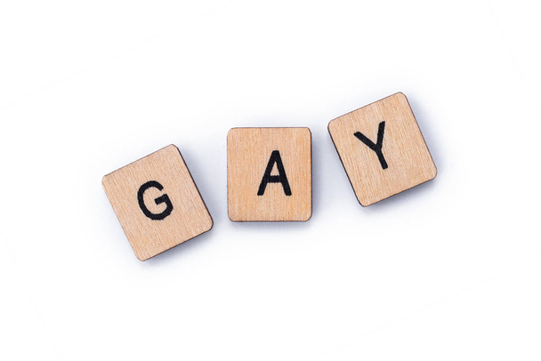 The word GAY - Valokuva, kuva