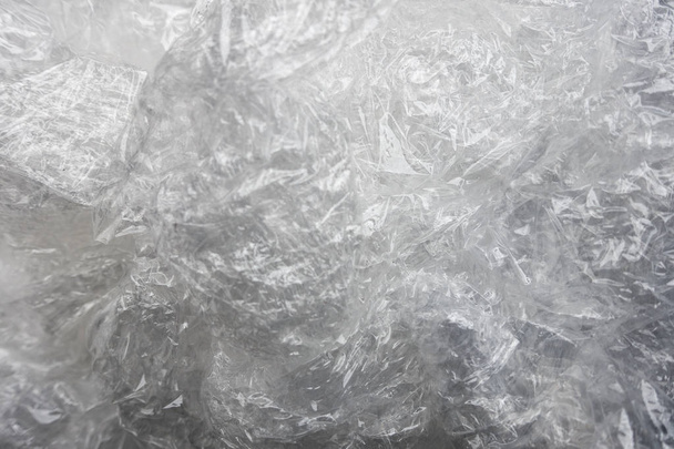 bouquet de film plastique transparent froissé
 - Photo, image