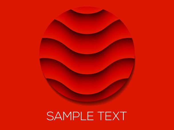 Elegante venta banner voucher plantilla de diseño en tonos rojos
 - Vector, Imagen