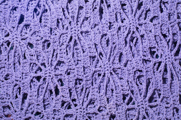 Handmade knitted blanket texture background - 写真・画像