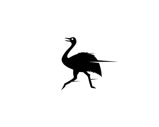 векторний логотип страуса
 - Вектор, зображення