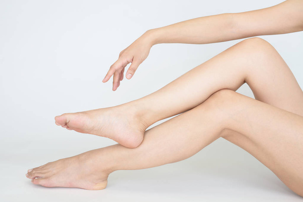 Close-up das pernas da mulher
 - Foto, Imagem