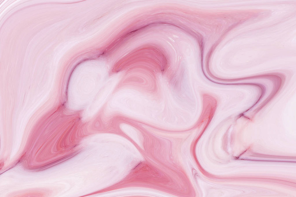 Marble ink colorful. Pink marble pattern texture abstract background. can be used for background or wallpaper - Φωτογραφία, εικόνα