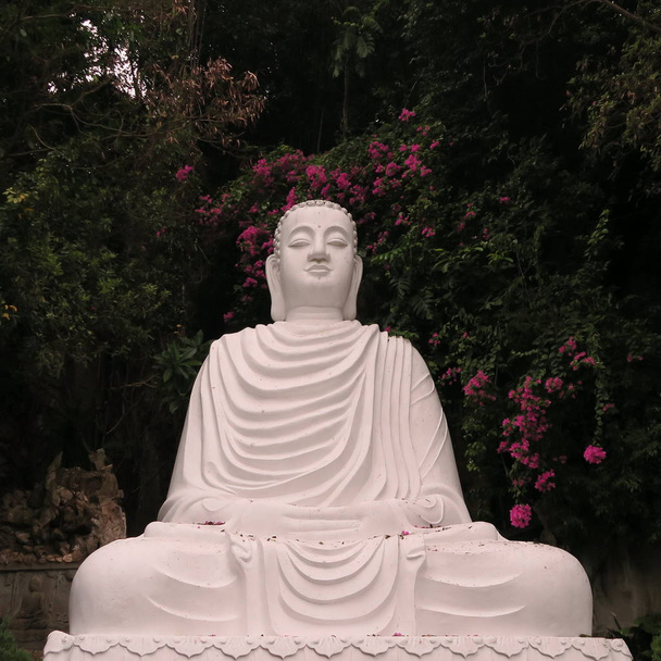 ornate buddha statues in the marble mountains of danang - Fotó, kép
