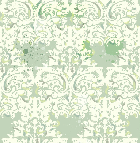 Vintage patrón de textura retro Vector. Adornos florales. Diseño real grabado victoriano. Decoraciones antiguas de tela grunge. Tejidos de lujo
 - Vector, Imagen