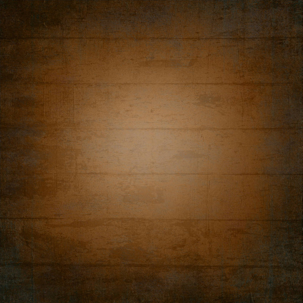 brown planks background texture with light center - Photo, Image