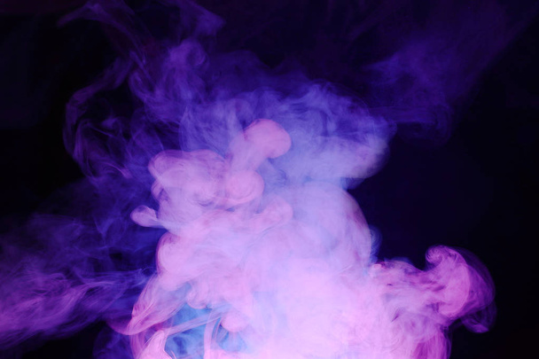 Background of abstract colored smoke. Star nebulae. - Fotoğraf, Görsel