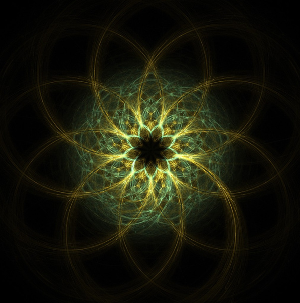 fractal formando un mandala
 - Foto, imagen