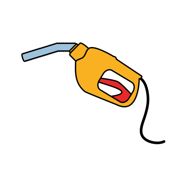 gasolina distribuidor arma ícone
 - Vetor, Imagem