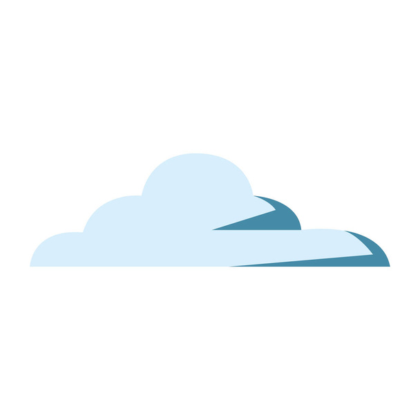 хмарний дизайн клімату природного неба
 - Вектор, зображення