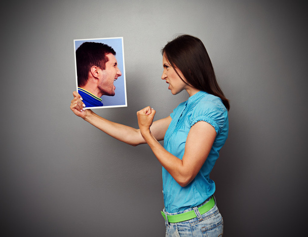 quarrel between husband and wife - Photo, Image