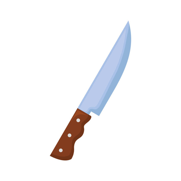 μαγείρεμα μαχαίρι σκεύη κουζίνα μαχαιροπίρουνα - Διάνυσμα, εικόνα