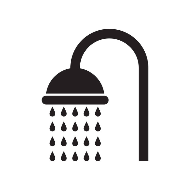 ikona prysznica wektor ilustracja - Wektor, obraz