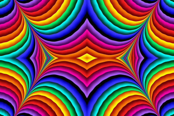 Lignes abstraites colorées lumineuses pour l'arrière-plan. Oeuvre pour creat
 - Photo, image