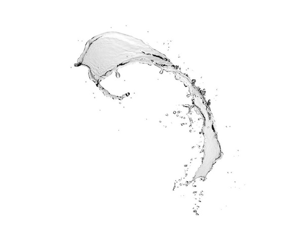 Water Splash isolated on white background - Фото, изображение