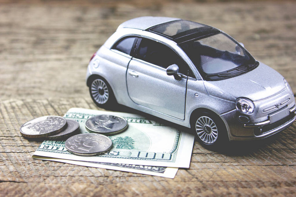 Money and business concept car - Foto, Imagem