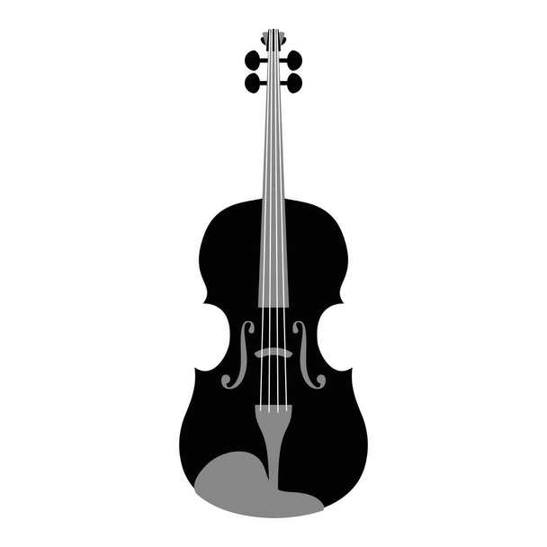 strumento musicale icona del violino
 - Vettoriali, immagini