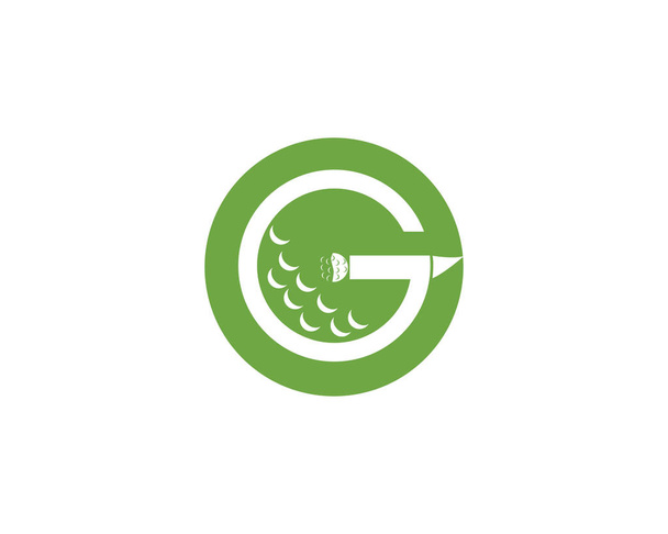 Golf Symbol Logo Vektorvorlage - Vektor, Bild