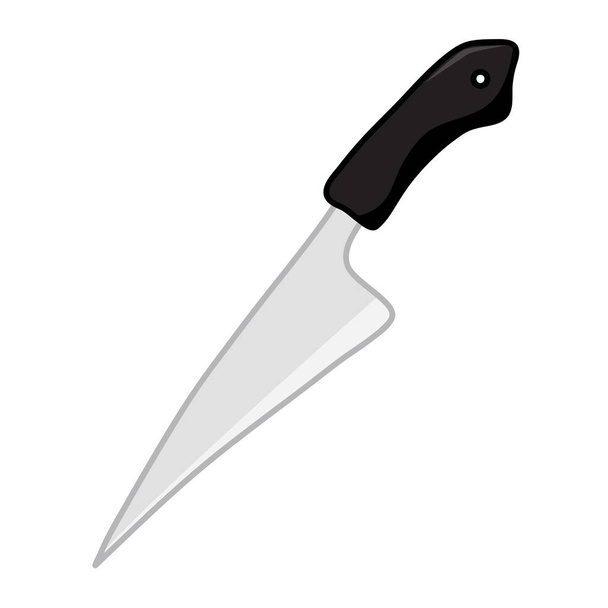 knife isolated illustration on white background - Vector, Image
