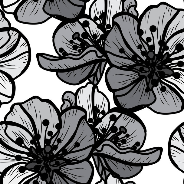 floral seamless pattern - Vettoriali, immagini