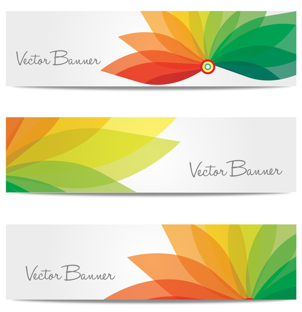 Vector website header or banner set. EPS 10. - Vector, afbeelding