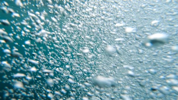 Scène sous-marine avec bulles d'air Sous l'eau, Scène sous-marine naturelle
 - Photo, image