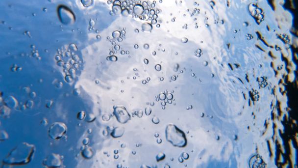 Підводний сцена з бульбашками повітря підводний, природні під водою сцена - Фото, зображення