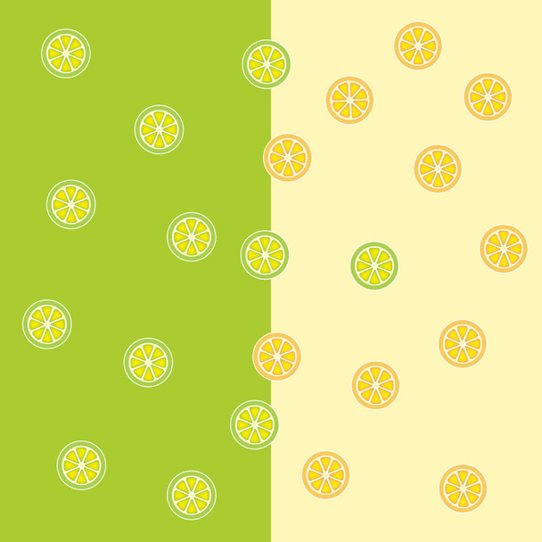 Lemon and lime in vibrant colors background. Concept pop art. Creative Flat lay. Summer Party, Purple Birthday Layout. Bright Colorful. Fun Trendy fashion Style. Minimal. Pop Art - Vettoriali, immagini