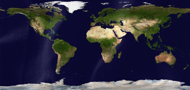 Maan ja maanosien kartta lipulla
 - Valokuva, kuva