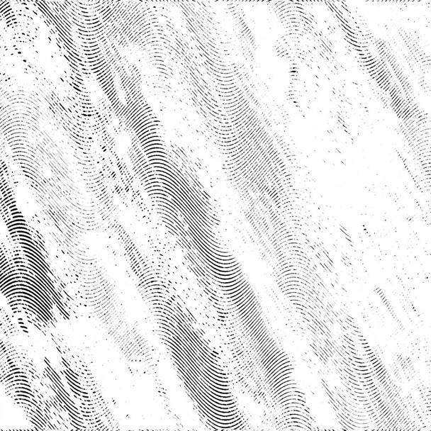 Raster zwart-wit grunge lijnen textuur. - Foto, afbeelding
