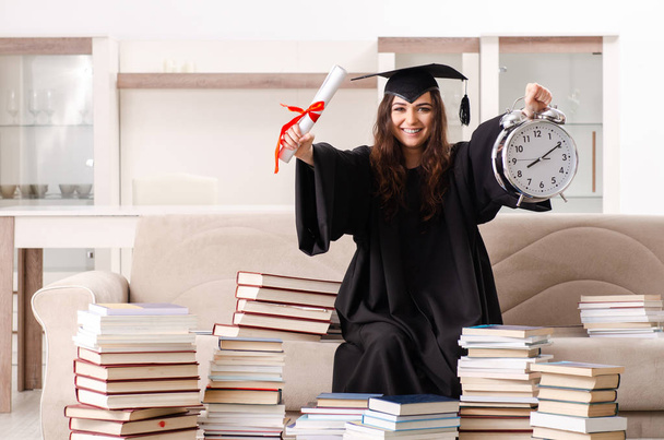 Young female student graduating from the university  - Photo, Image