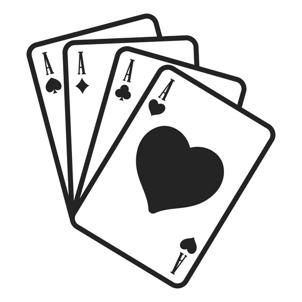 Poker kartları tasarımı - Vektör, Görsel