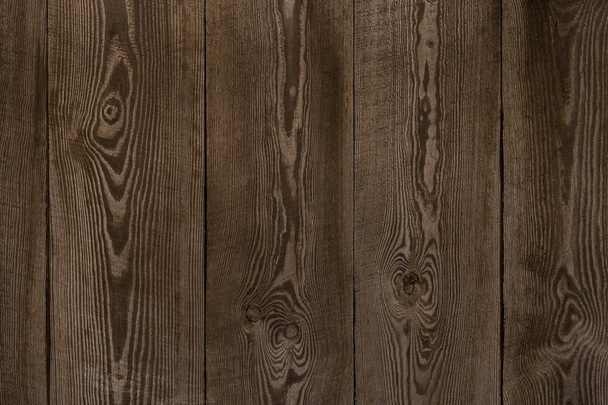 Natuurlijke houten planken textuur van donkerbruine kleur - Foto, afbeelding