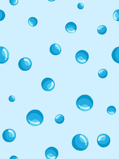Абстрактные пузыри воды бесшовный узор. Абстрактный геометрический круг
 - Вектор,изображение