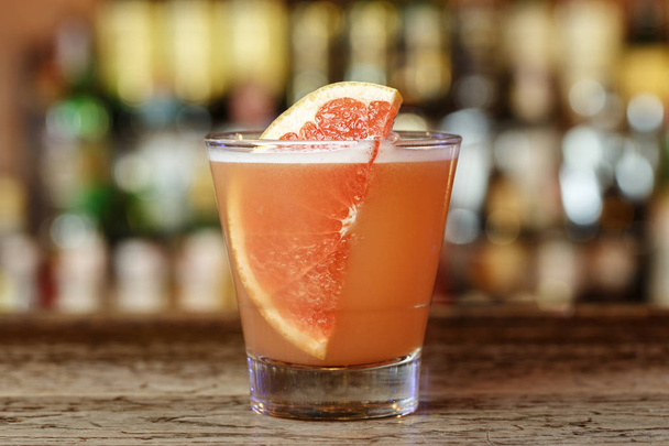 alcoholic grapefruit cocktail - 写真・画像