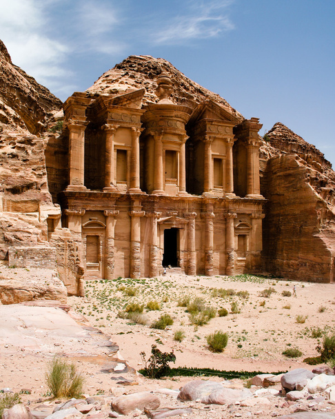 Залишки стародавнього храму в Petra - Фото, зображення